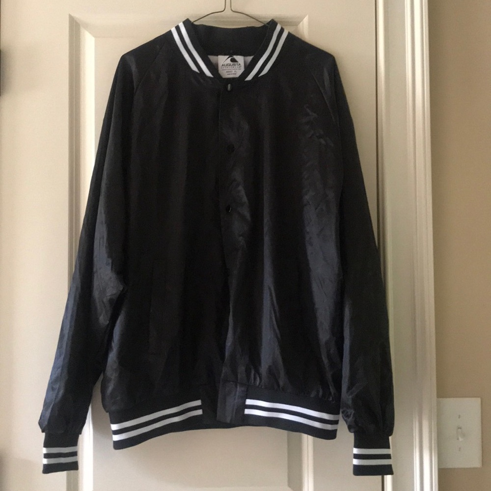 AGUSTA Black Bomber Jacket